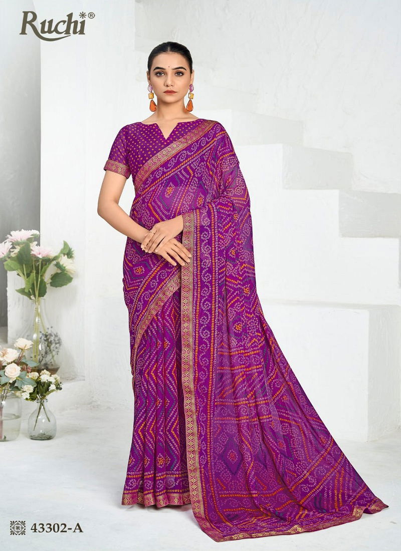 Simayaa Vol 37 By Ruchi Chiffon Daily Wear Saree Wholesale Online